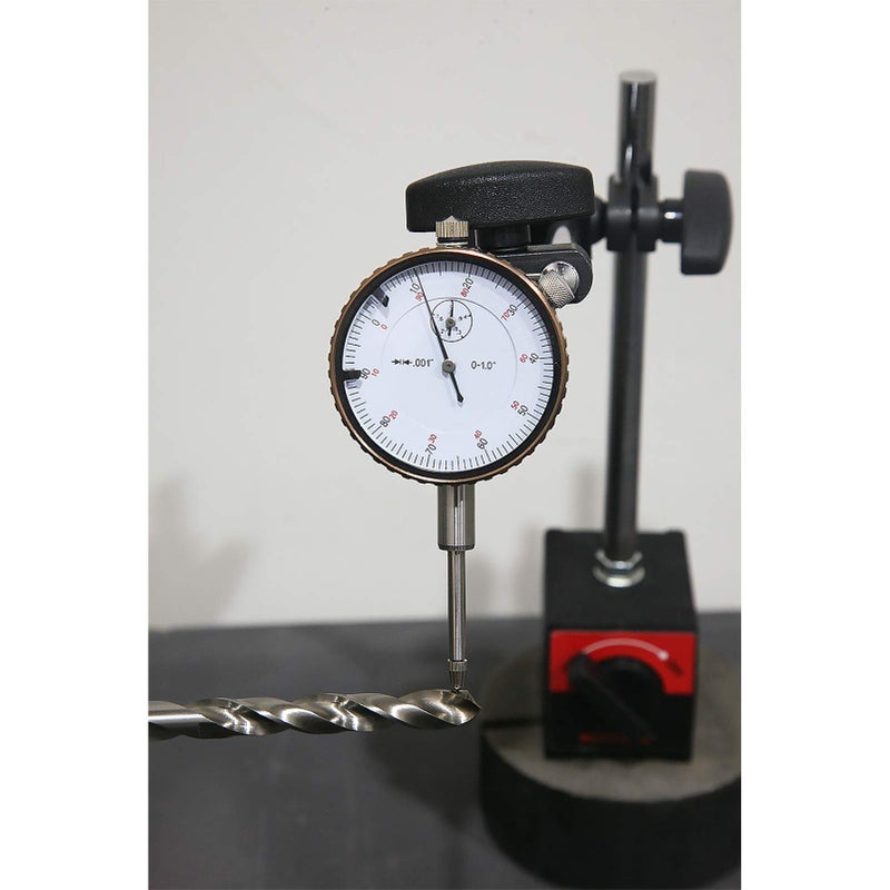 NORTOOLS Dial Indicator with Magnetic Base 0-1.0" & Point Set Dial Test Indicator 0.001" Precision Measuring Gauge Tools Kitï¼Œ Magnetic Dial Indicator Base Holder with Fine Adjustment - Image 5